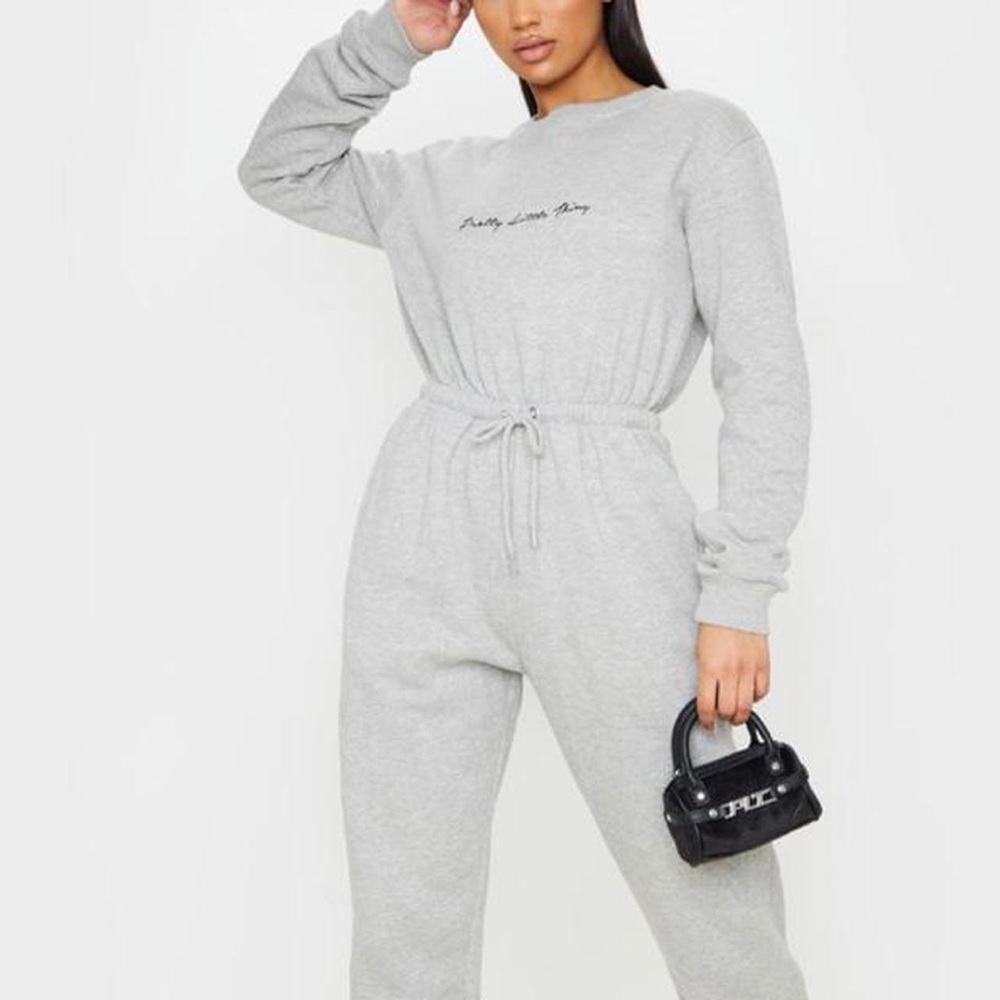 Gray jumpsuit